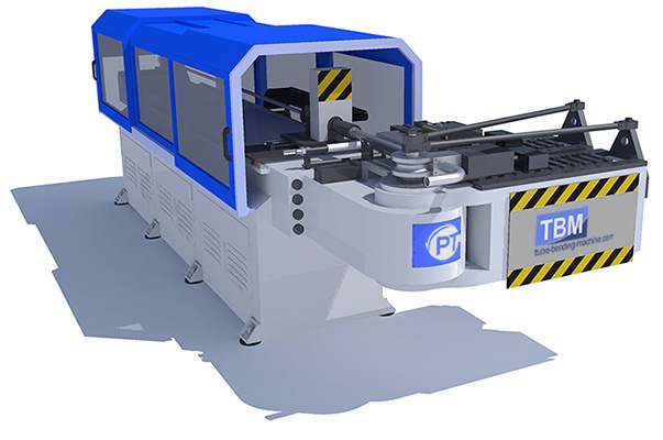 Tube bending machine main view