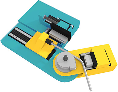 Draw tube bending process