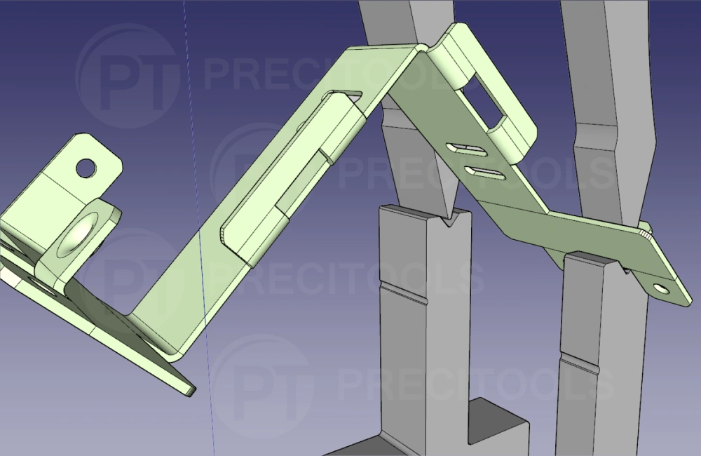 Bending process visualization