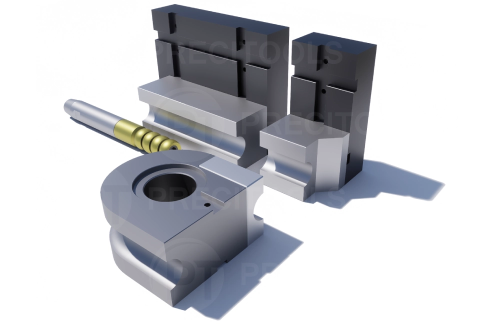 Tube bending tools for CNC tube bending machines