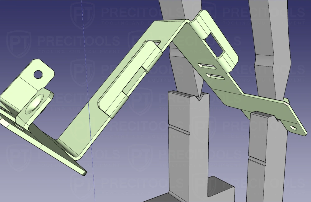 Bending process visualization