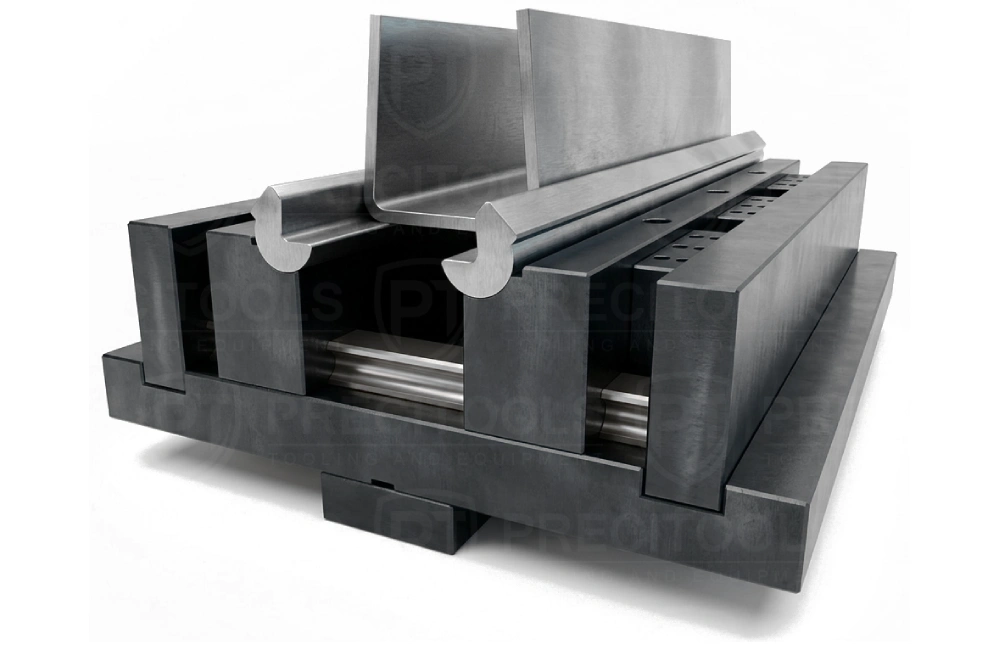 Press brake roller adjustable bending dies